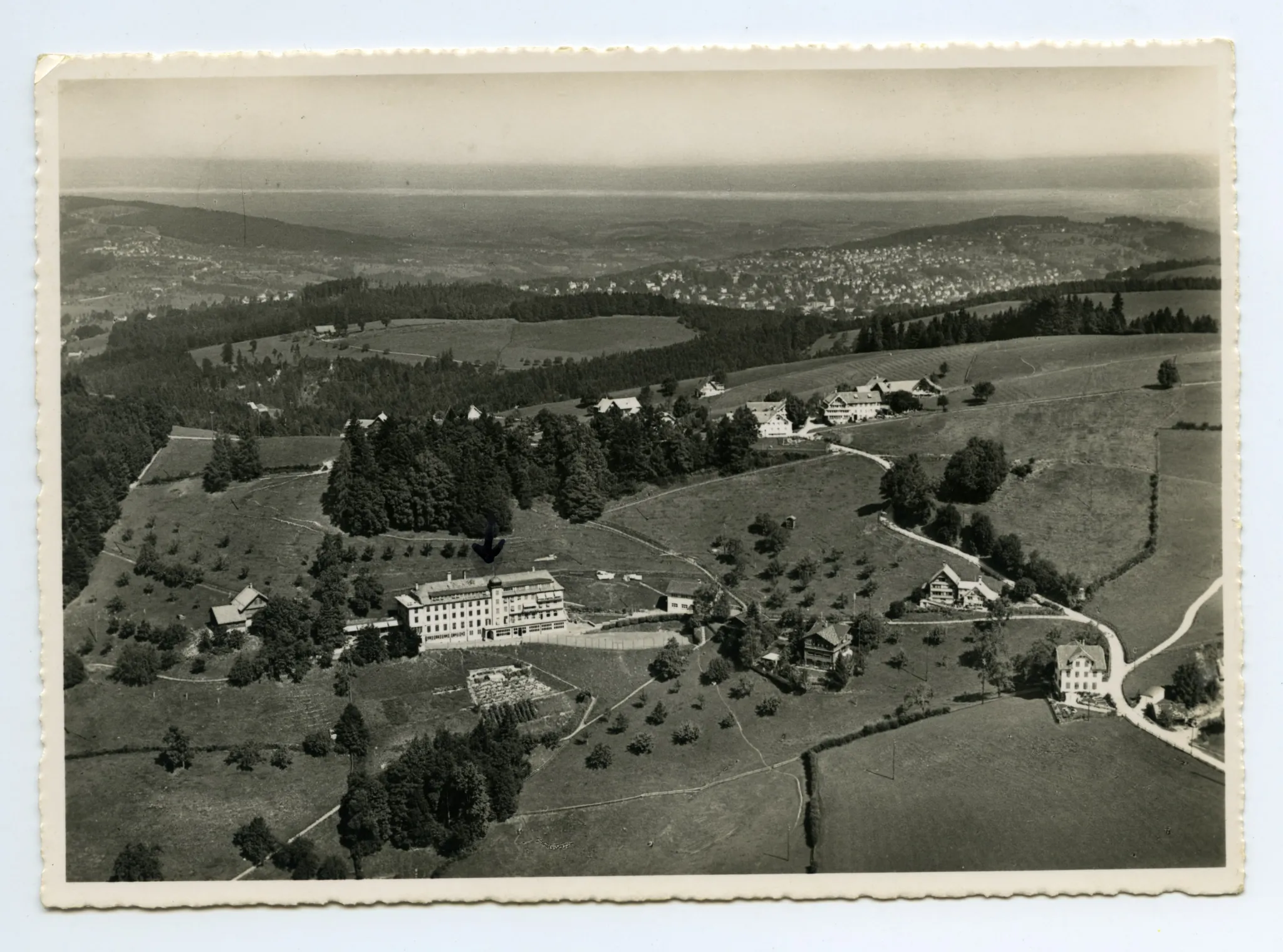 Schäflisegg, Blick über St. Gallen zum Bodensee (vgl. Hc.08-21)