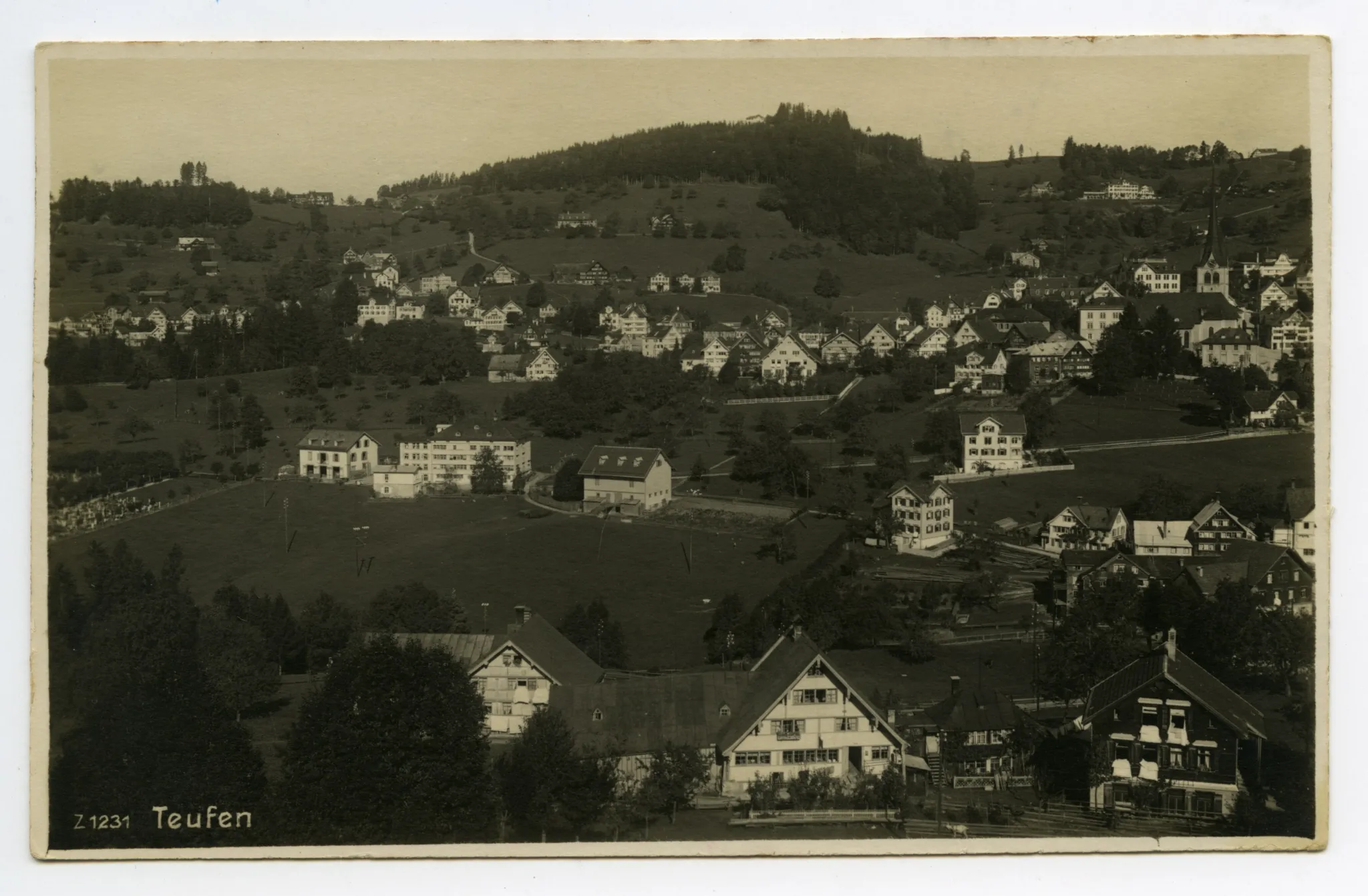 mit Schönenbüel, Bächli, Dorfplatz bis Stofel, mit Blick zu Fernblick, Frölichsegg, Bad Sonder, Schäflisegg