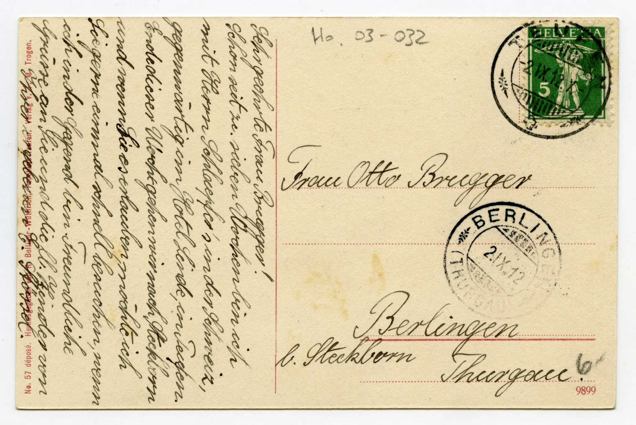 vorne Haslenstrasse, Schönenbüel, mit Bahnhof, Krankenhaus, Bad Sonder, Blick zu Frölichsegg, Schäflisegg, Hüslersegg (vgl. Hc.15-21)