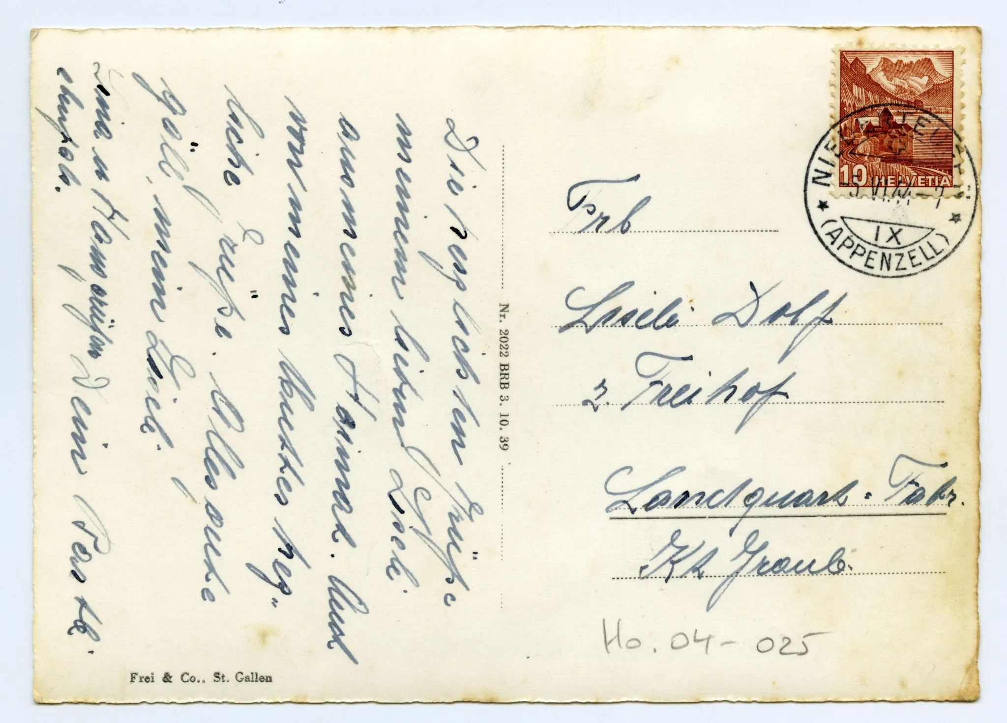 mit beiden Dorfkirchen (vgl. Hc.17-19)