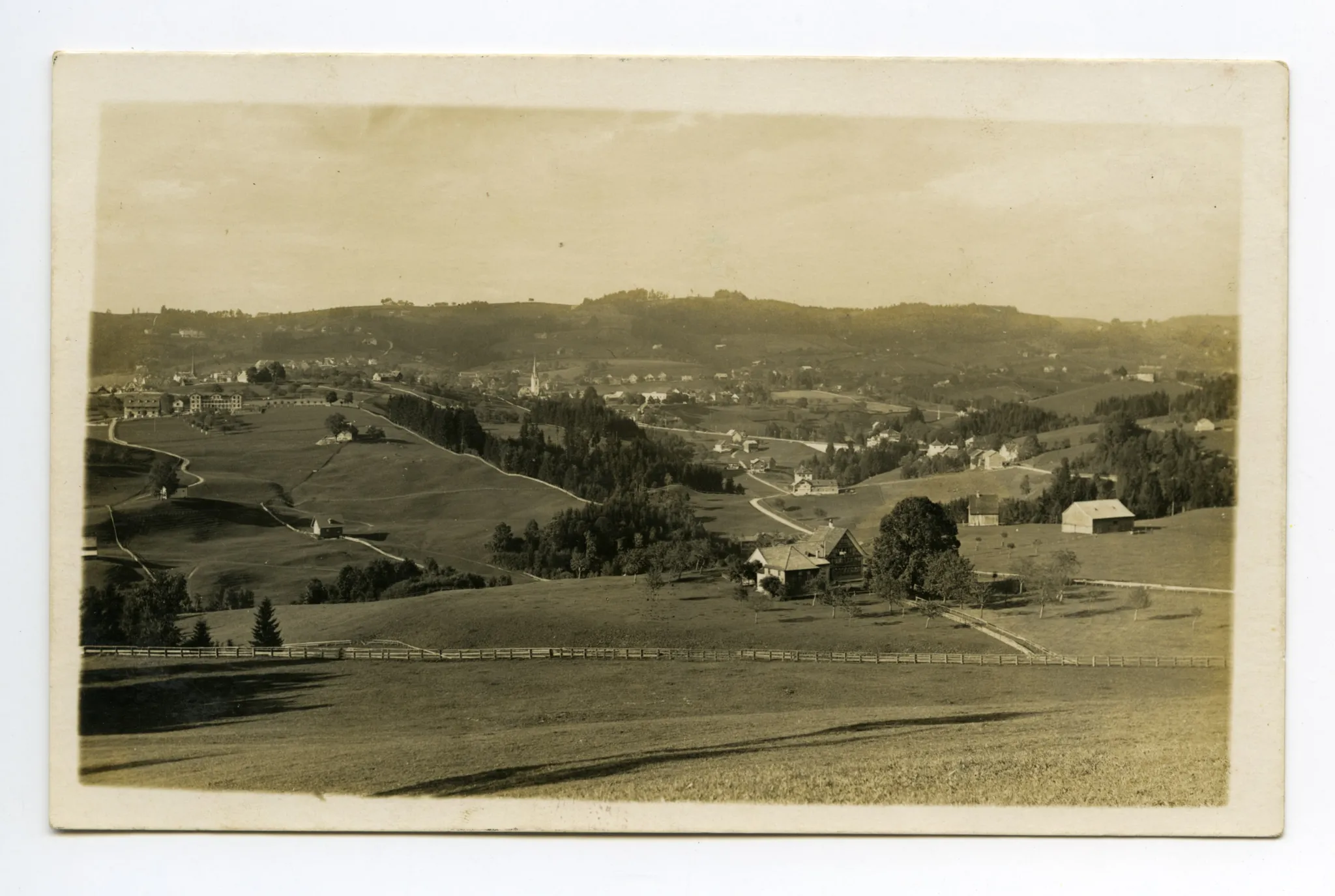 Neubrücke, Sammelbüel, Waisenhaus Schönenbüel. Beide Dorfkirchen (Grubenmannkirche z.T.), Lortanne, Bad Sonder. Blick zu den Eggen