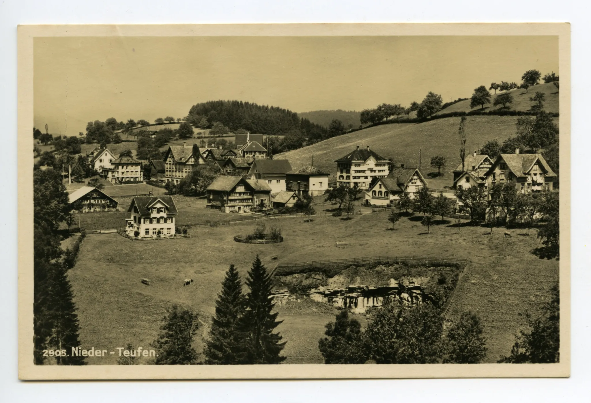 Mit „Rössli“, „Altem Zoll“, Steinbruch im Haag (vgl. Hc.21-12)