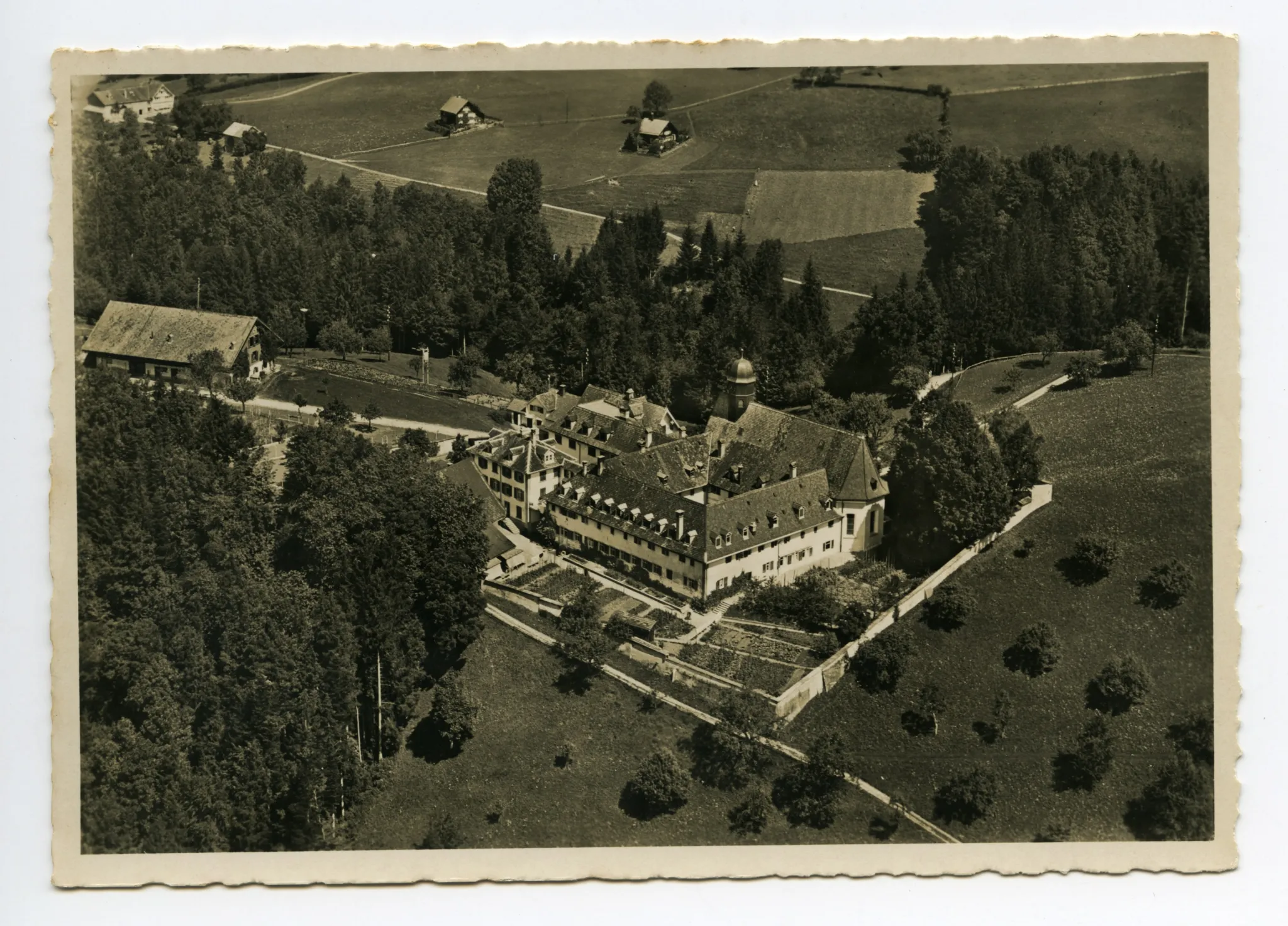 Kloster Wonnenstein, Luftbildaufnahme