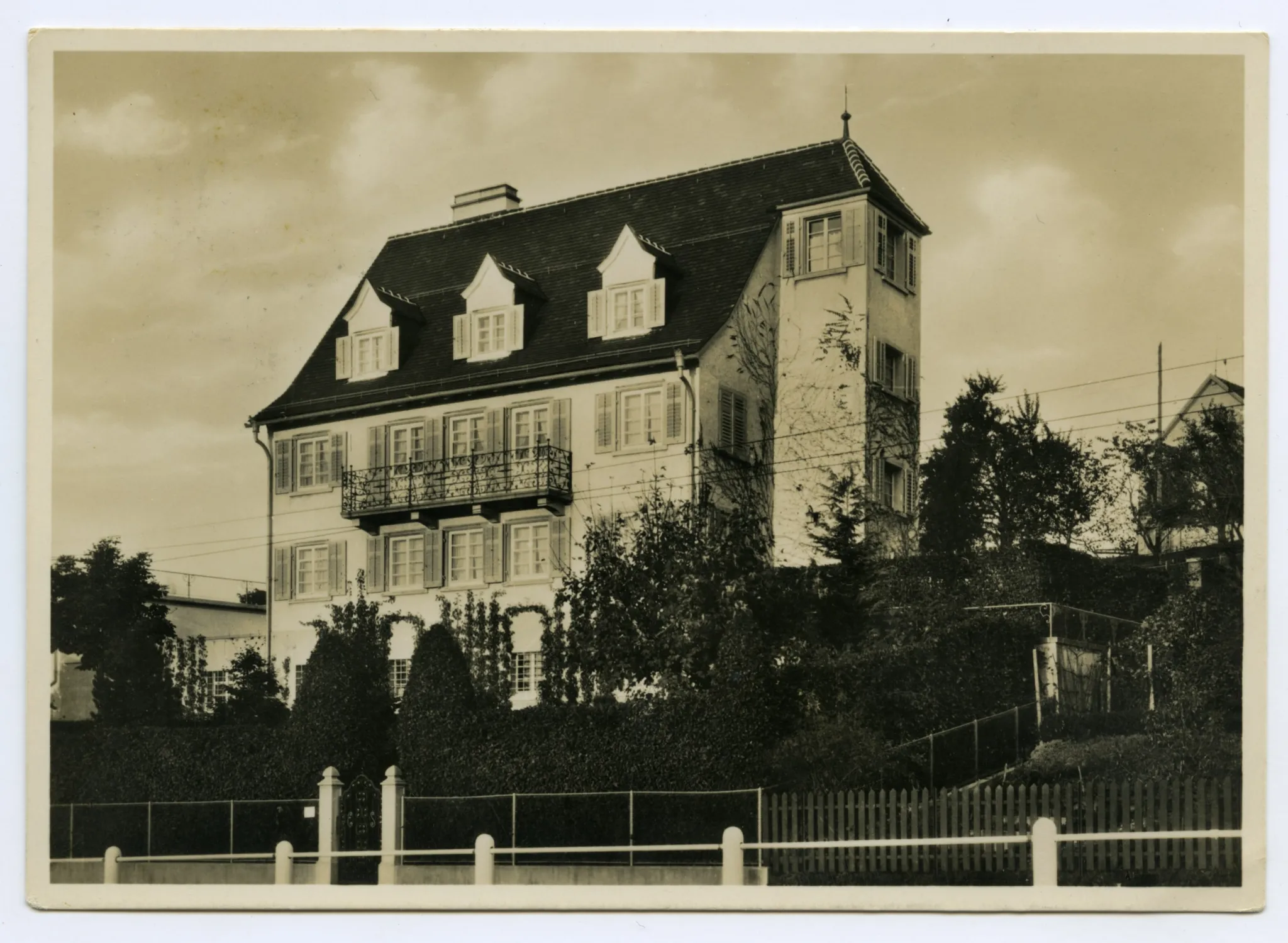 erbaut 1935, Karte 1: Vorderansicht; (vgl. Hc.09-05, identisch), Karte 2: rückseitige Ansicht