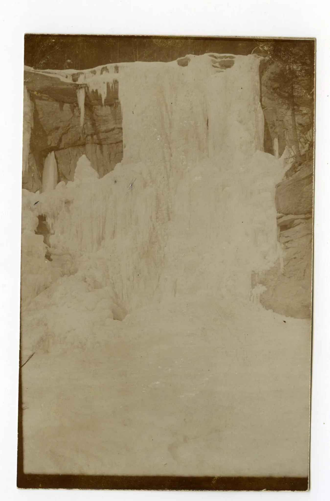 Hochfall, vereist, Winter