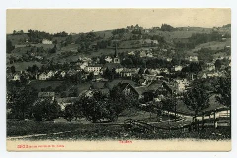 Blick zum Eggen-Höhenweg (vgl. Hc.15-11)