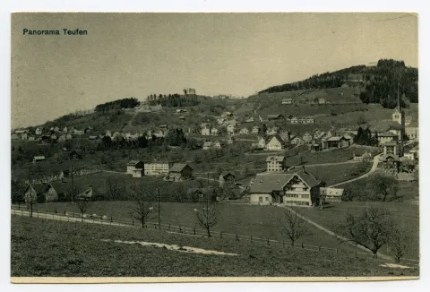 ab Haslenstrasse / Schönenbüel, von Grubenmannkirche bis Stofel/Eggli, Blick zu Fernblick, Frölichsegg, Schwendibüel