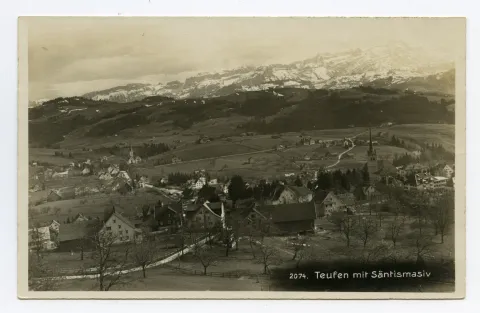 mit beiden Dorfkirchen