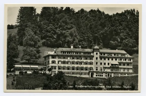 Gesamtansicht aus Süden (vgl. Hc.08-19, identische Karte mit Stempel von 1936)